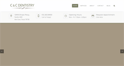 Desktop Screenshot of candcdentistry.com